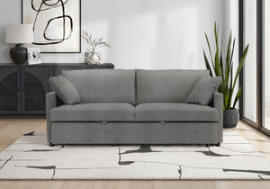 Milano Convertible Grey Fabric Sleeper Sofa | Ortholuxe Home