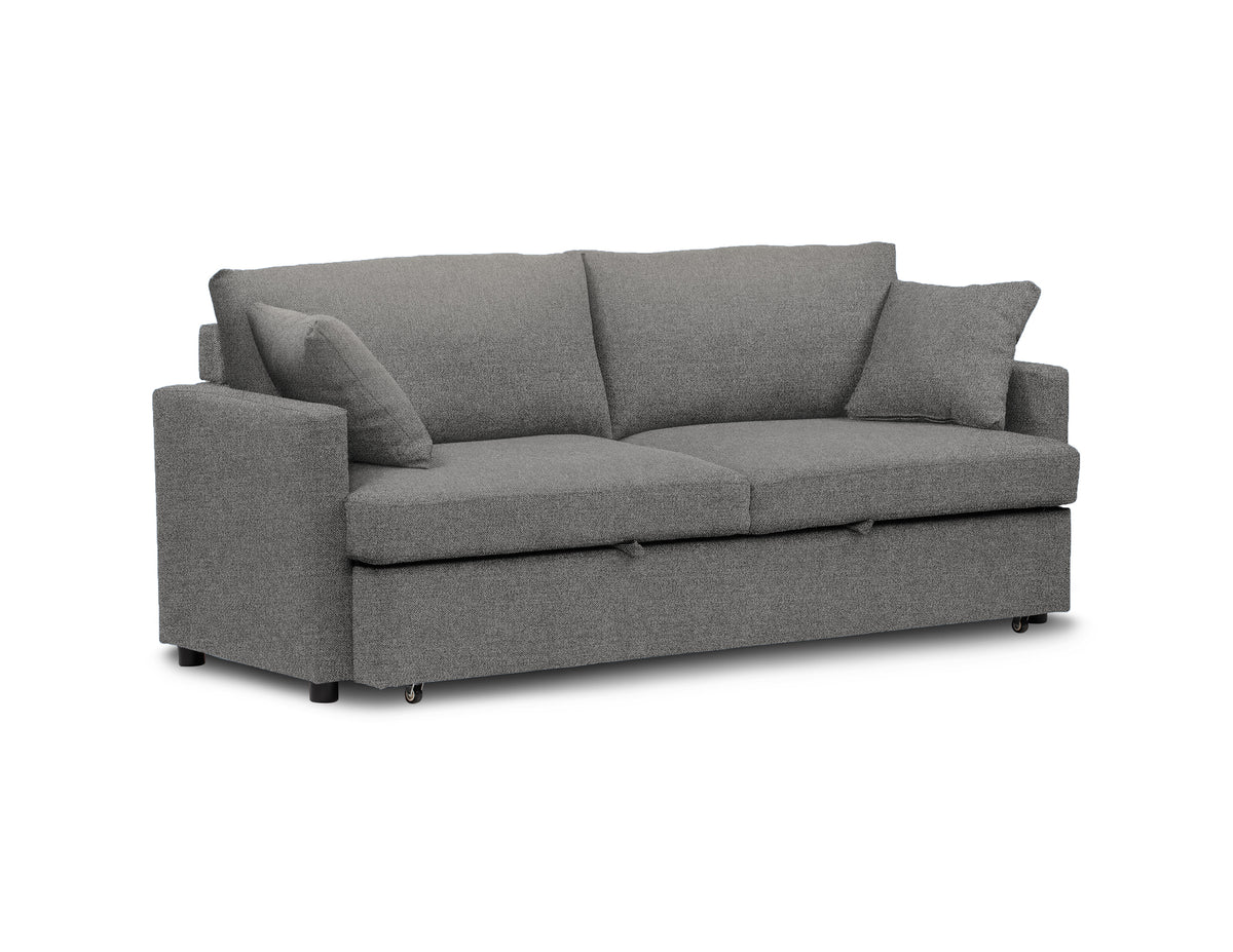 Milano Convertible Grey Fabric Sleeper Sofa | Ortholuxe Home - Photo 6