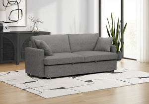 Milano Convertible Grey Fabric Sleeper Sofa | Ortholuxe Home - Photo 2