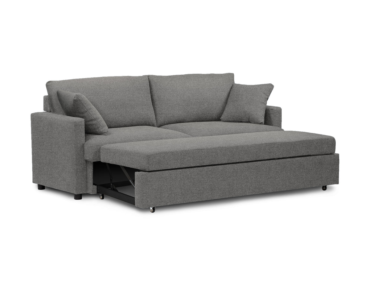 Milano Convertible Grey Fabric Sleeper Sofa | Ortholuxe Home - Photo 8