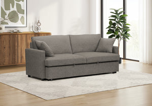 Milano Convertible Brown Fabric Sleeper Sofa | Ortholuxe Home - Photo 2