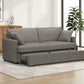Milano Convertible Brown Fabric Sleeper Sofa | Ortholuxe Home - Photo 3