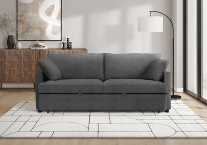 Siena Charcoal Grey Fabric Sleeper Sofa | Ortholuxe Home