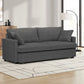 Siena Charcoal Grey Fabric Sleeper Sofa | Ortholuxe Home - Photo 2