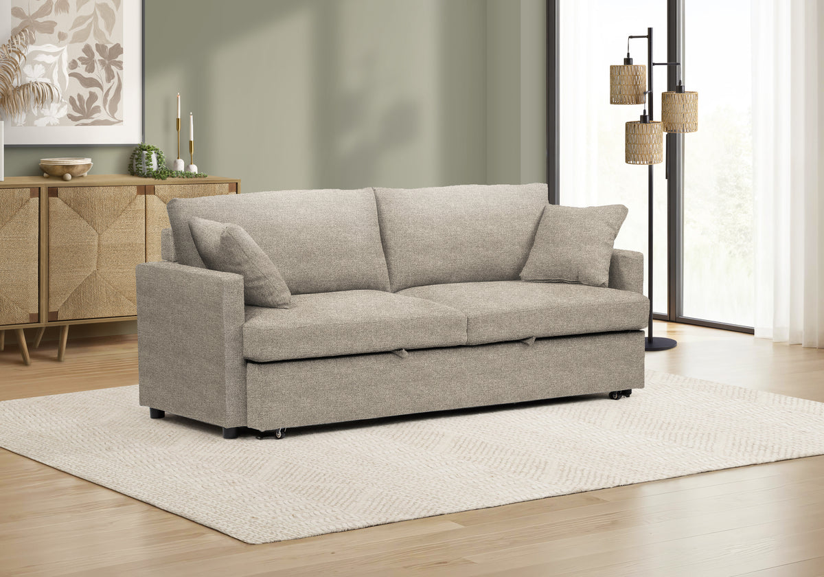 Siena Light Beige Fabric Sleeper Sofa | Ortholuxe Home - Photo 2