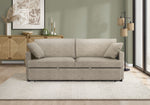 Siena Light Beige Fabric Sleeper Sofa | Ortholuxe Home