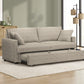 Siena Light Beige Fabric Sleeper Sofa | Ortholuxe Home - Photo 3