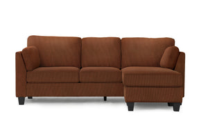 Oslo Facing & Rust Fabric Sofa Lounger | Ortholuxe Home - Photo 2
