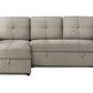 Verona Storage Lounger Brown Fabric Sleeper Sofa | Ortholuxe Home - Photo 5