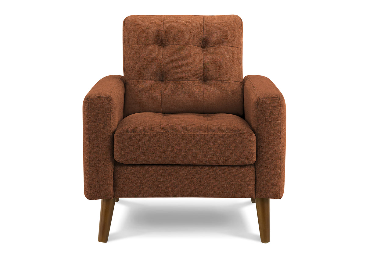 Nova Rust Fabric Chair | Ortholuxe Home - Photo 2