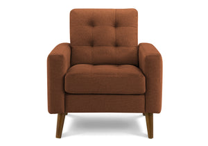 Nova Rust Fabric Chair | Ortholuxe Home - Photo 2