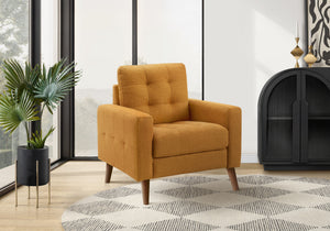 Nova Orange Fabric Chair | Ortholuxe Home