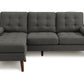 Estella Facing Sofa Lounger with 2 Pillows | Ortholuxe Home - Photo 2