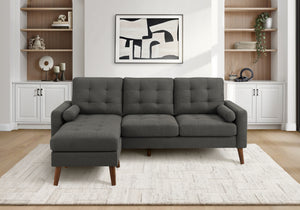Estella Facing Sofa Lounger with 2 Pillows | Ortholuxe Home
