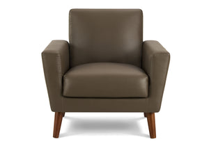 Giselle Brown PU Chair | Ortholuxe Home - Photo 2