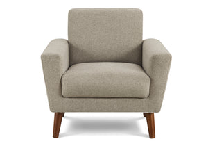 Harlow Light Brown Fabric Chair | Ortholuxe Home - Photo 2