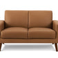 Isla Cognac PU Love Seat | Ortholuxe Home - Photo 2
