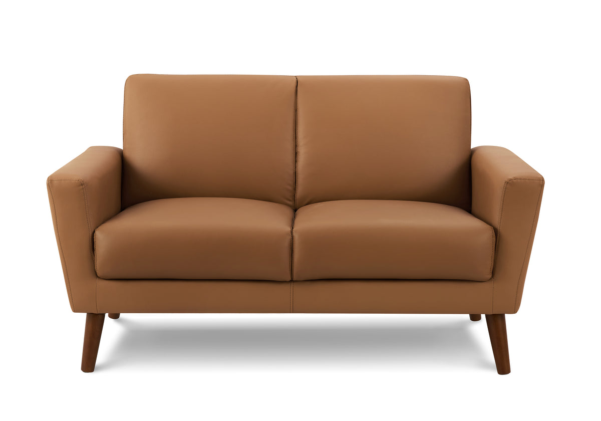 Isla Cognac PU Love Seat | Ortholuxe Home - Photo 2