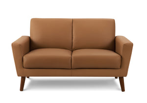 Isla Cognac PU Love Seat | Ortholuxe Home - Photo 2