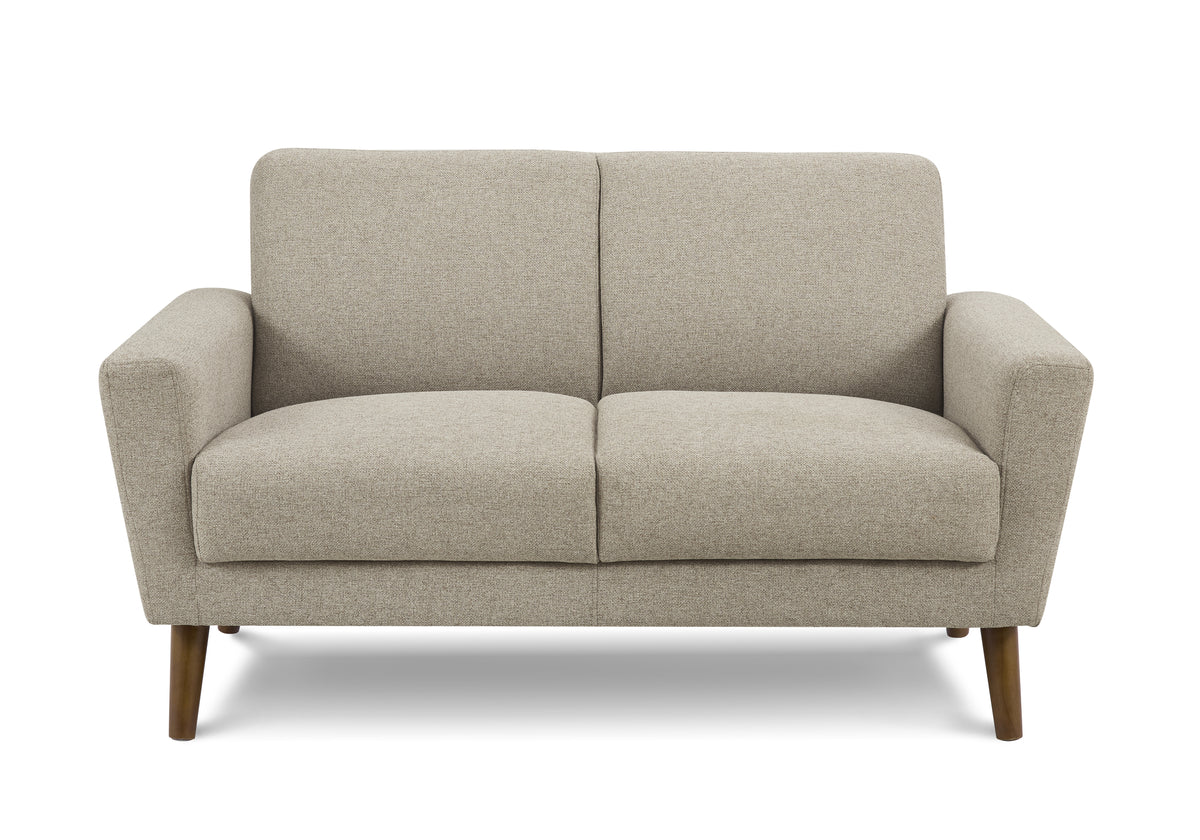 Kaia Light Brown Fabric Love Seat | Ortholuxe Home - Photo 2