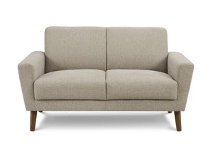Kaia Light Brown Fabric Love Seat | Ortholuxe Home - Photo 2