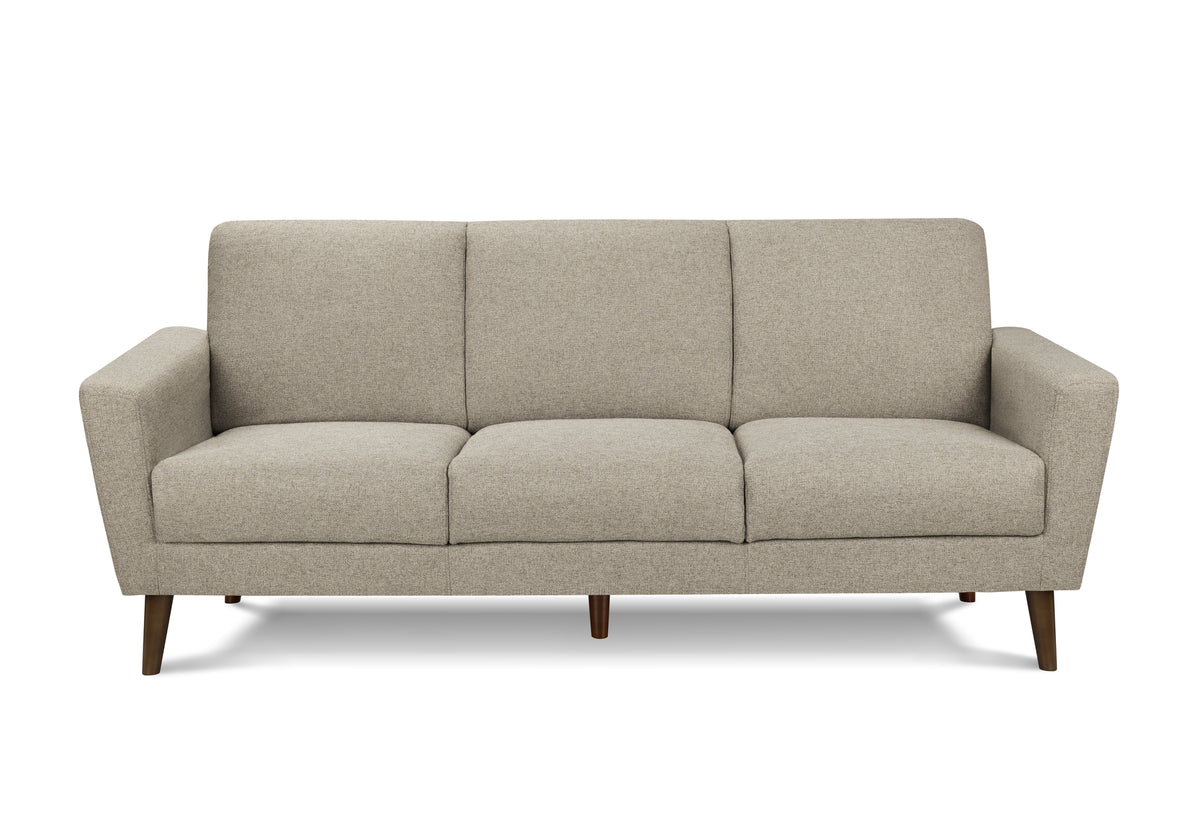 Noelle Light Brown Fabric Sofa | Ortholuxe Home - Photo 2