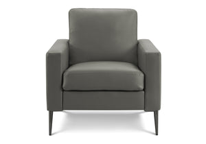 Riviera Grey PU Chair | Ortholuxe Home - Photo 2