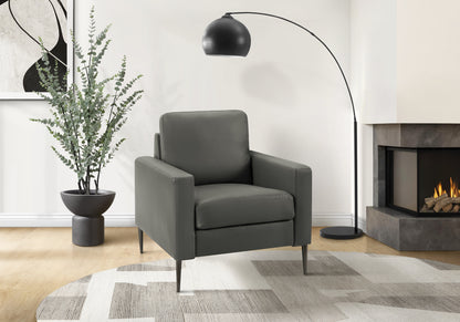 Riviera Grey PU Chair | Ortholuxe Home