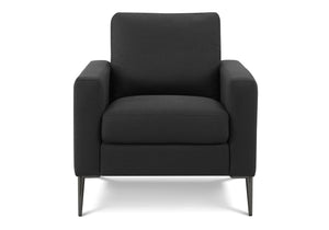 Sienna Black Fabric Chair | Ortholuxe Home - Photo 2