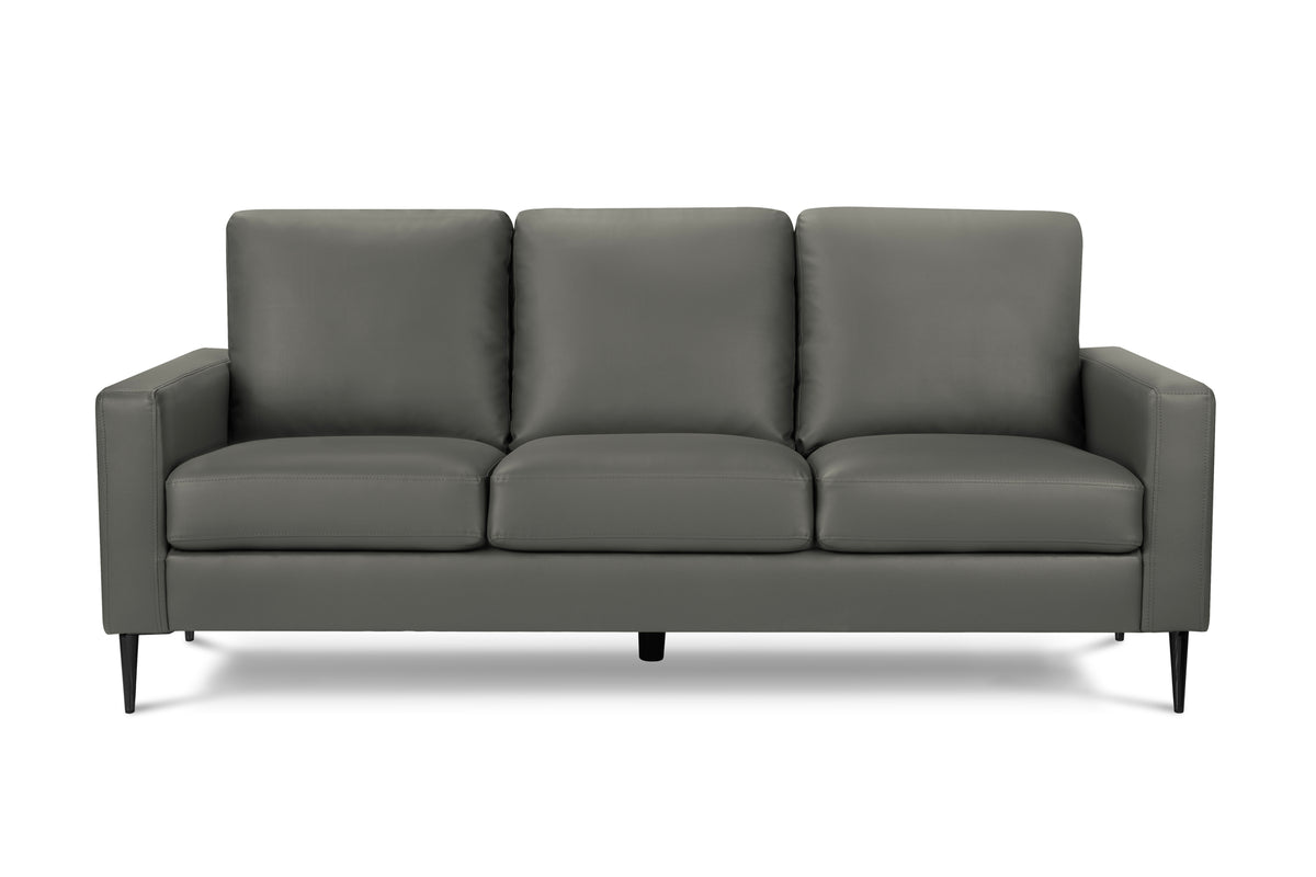 Wren Grey PU Sofa | Ortholuxe Home - Photo 2