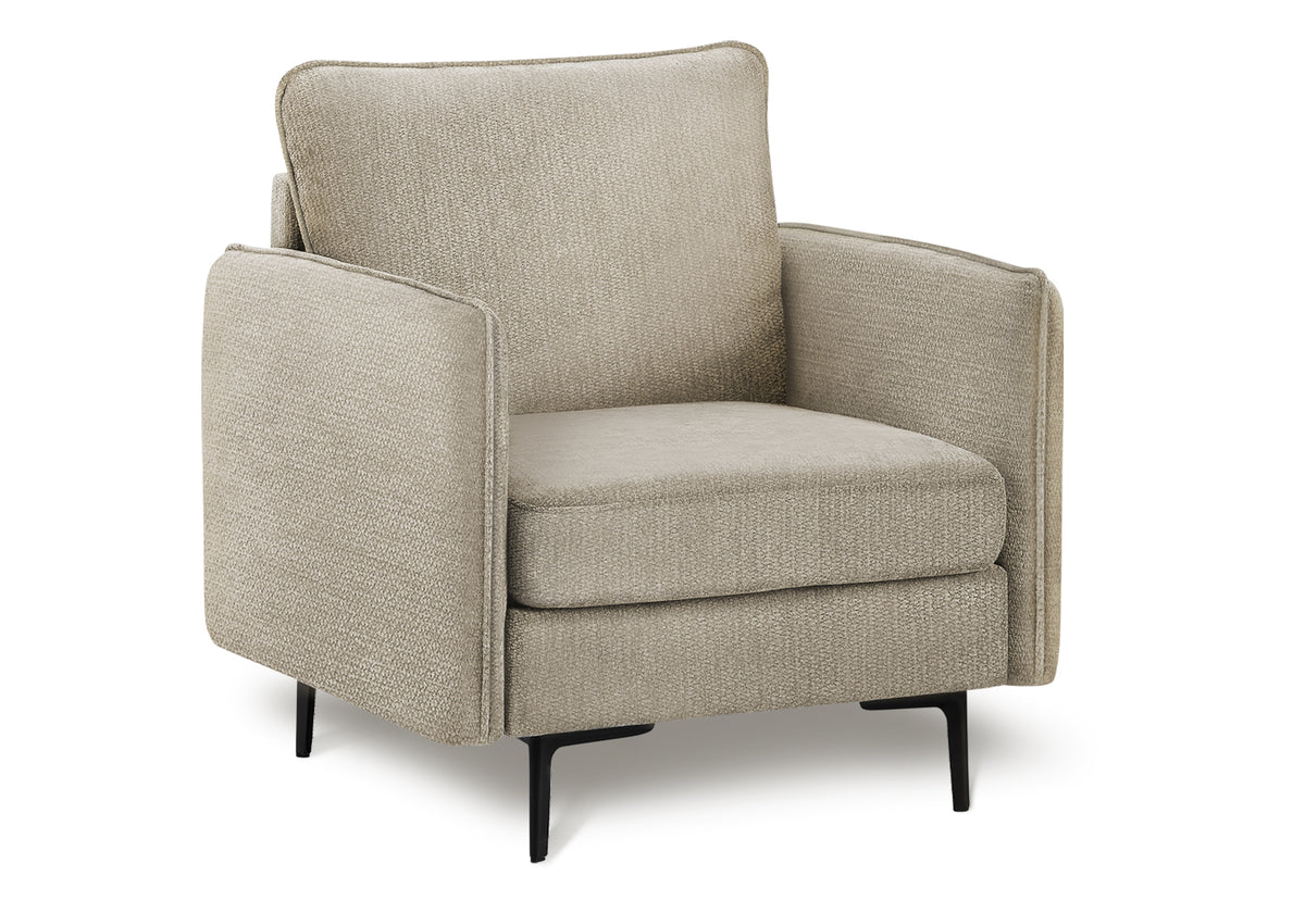 Capri Beige Fabric Chair | Ortholuxe Home - Photo 2