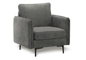 Capri Grey Fabric Chair | Ortholuxe Home - Photo 2