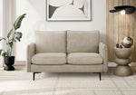 Delano Beige Fabric Love Seat | Ortholuxe Home
