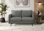 Delano Grey Fabric Love Seat | Ortholuxe Home
