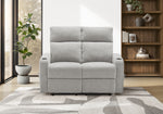 Ivory Grey Aotansi Reclining Love Seat | Ortholuxe Home