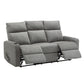 Jolie Grey Fabric Jialian Reclining Sofa | Ortholuxe Home - Photo 4