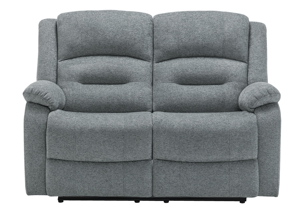 Sorrento Blue Fabric Sky Reclining Love Seat | Ortholuxe Home - Photo 3