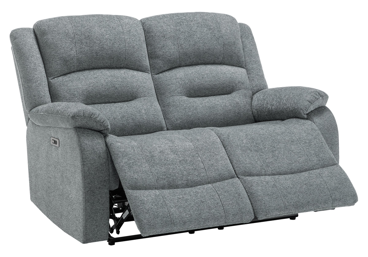 Sorrento Blue Fabric Sky Reclining Love Seat | Ortholuxe Home - Photo 5