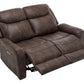 Vienna Brown PU Reclining Love Seat | Ortholuxe Home - Photo 7