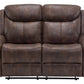 Vienna Brown PU Reclining Love Seat | Ortholuxe Home - Photo 3