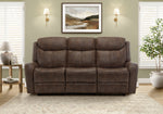 Windsor Brown PU Reclining Sofa | Ortholuxe Home