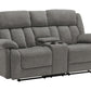 Amalfi Grey City Reclining Love Seat | Ortholuxe Home - Photo 4