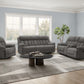 Amalfi Grey City Reclining Love Seat | Ortholuxe Home - Photo 2