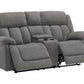 Amalfi Grey City Reclining Love Seat | Ortholuxe Home - Photo 5