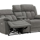 Amalfi Grey City Reclining Love Seat | Ortholuxe Home - Photo 6