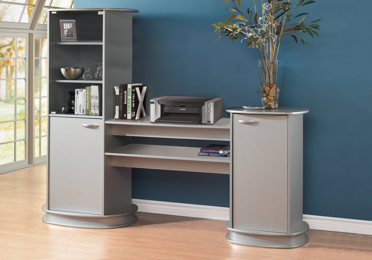 Dorado Grey Bookcase | Ortholuxe Home