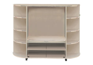 Grace Beige Bookcase | Ortholuxe Home - Photo 2