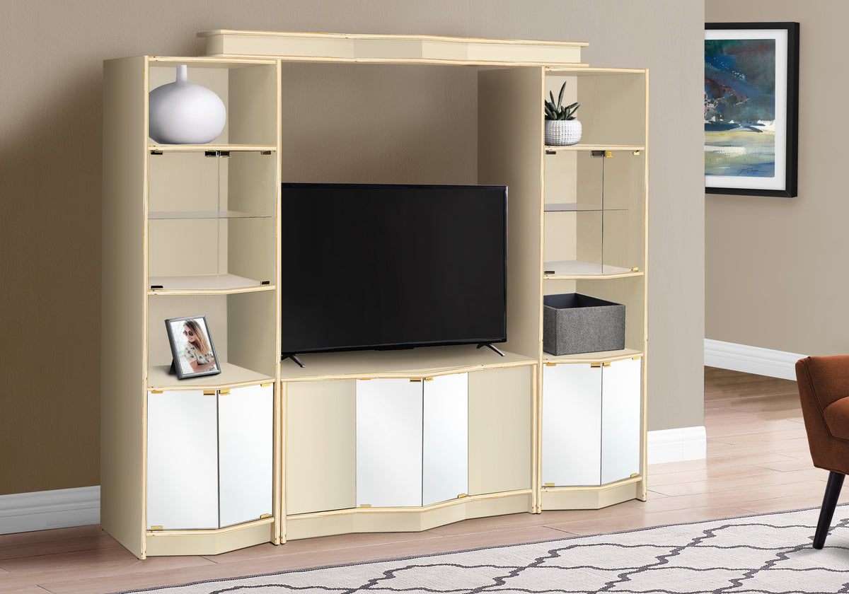 Laurel Ht 851 & Gold Wall Unit | Ortholuxe Home