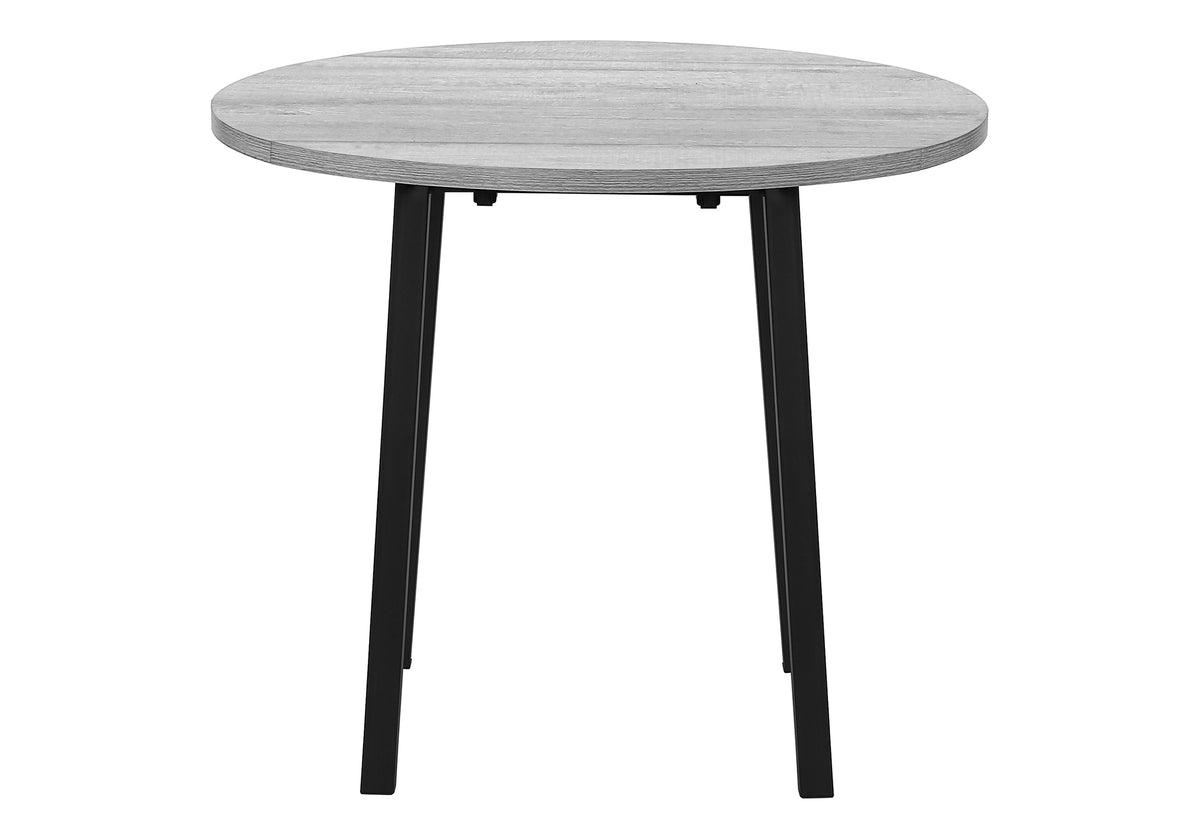 Mira Grey & Black Metal Dining Set (Set of 3) | Ortholuxe Home - Photo 3