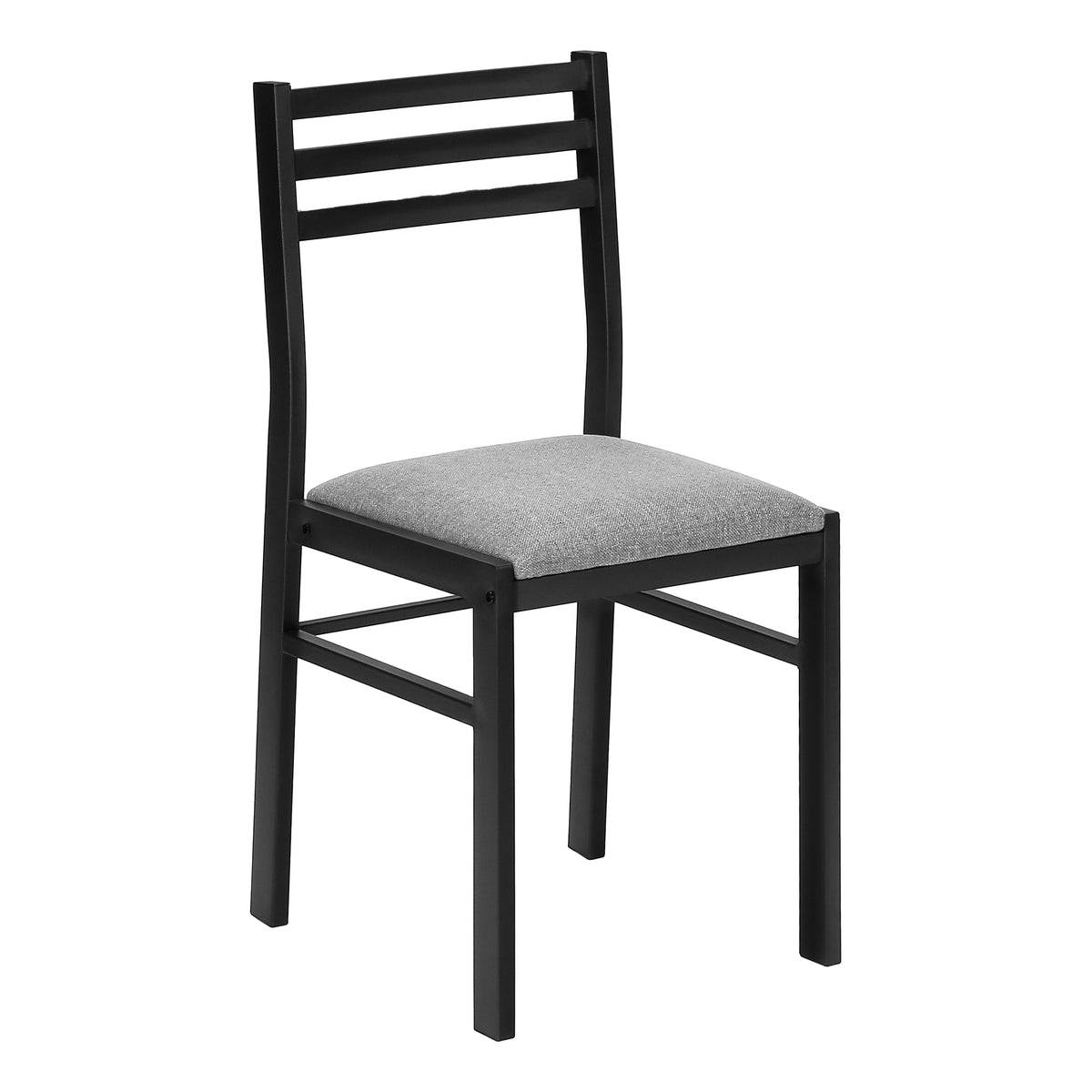 Mira Grey & Black Metal Dining Set (Set of 3) | Ortholuxe Home - Photo 9